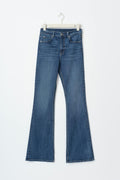 High bootcut jeans - Mid blue