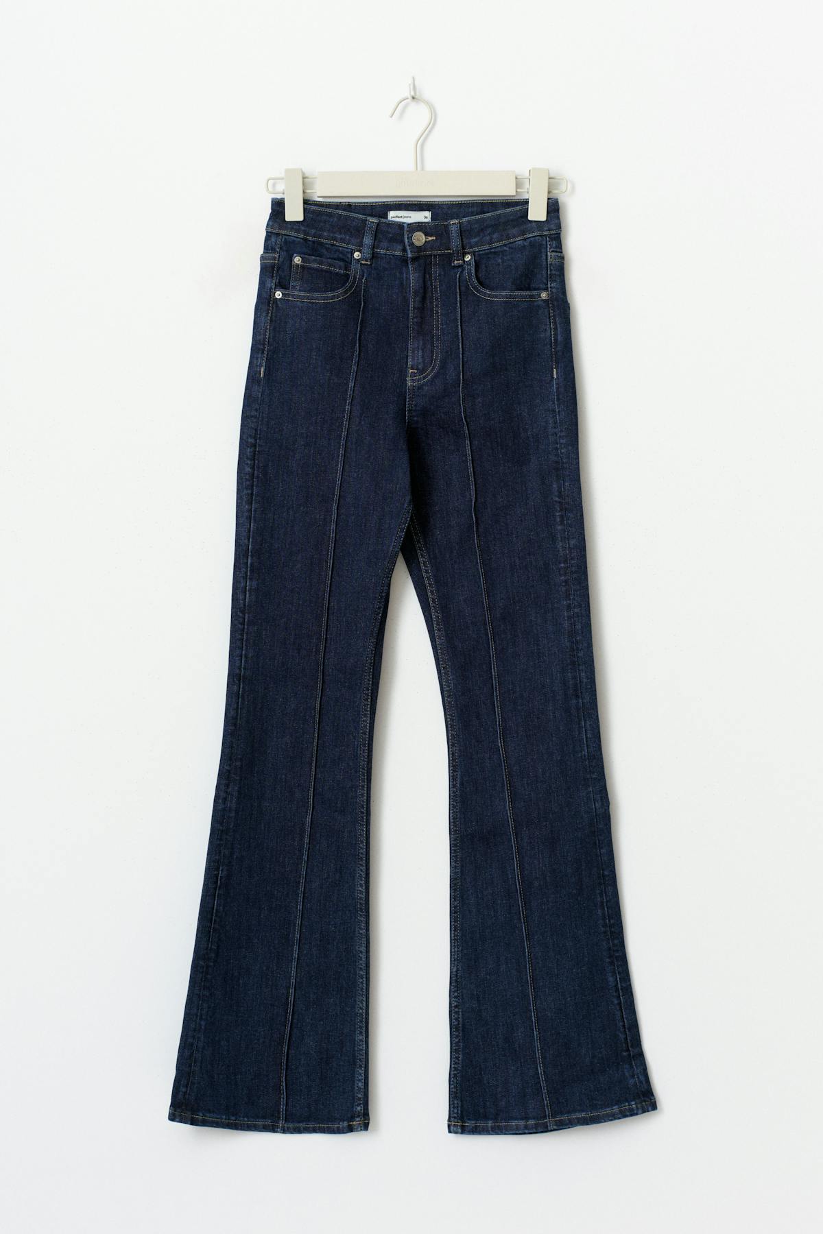 High bootcut jeans - Bleu foncé