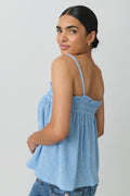 Structure smock singlet - Rose smoke