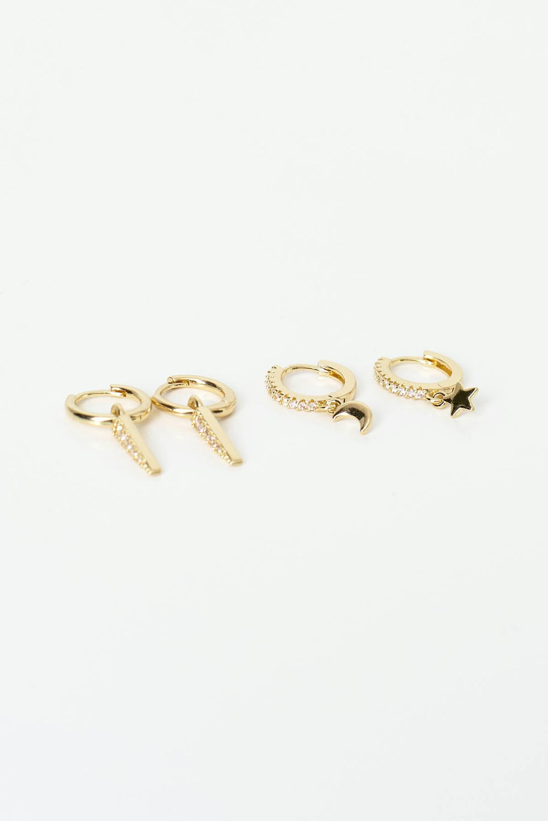 2-pack earrings - Doré