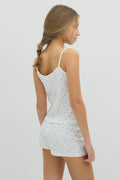 y low waist pj shorts - Creamgarden aop