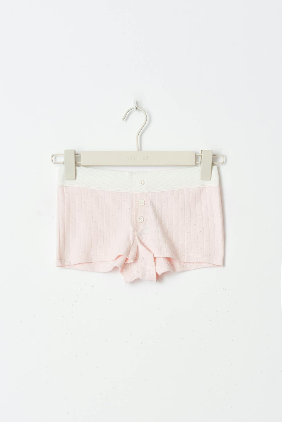 y low waist pj shorts - Rose clair