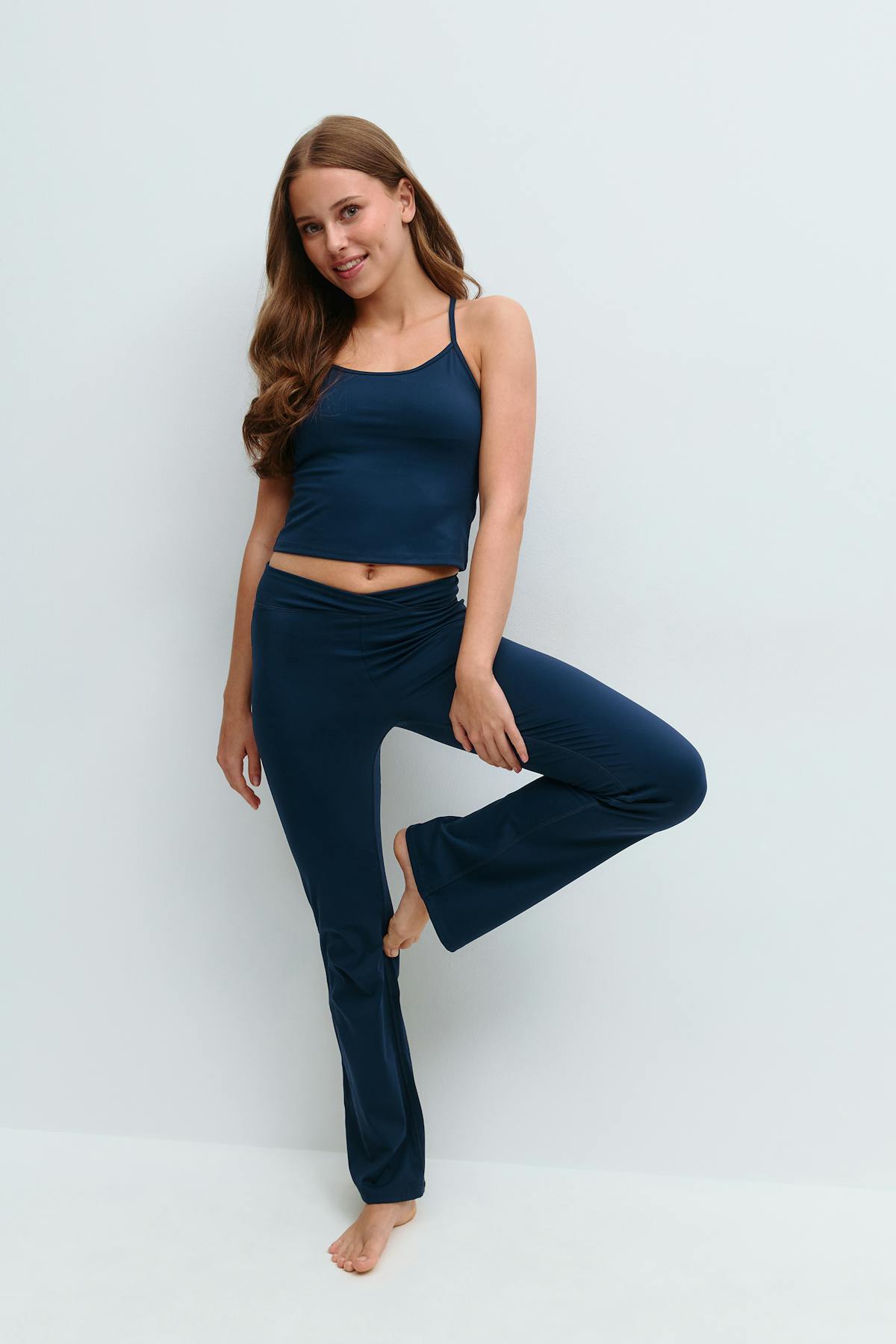 y sporty yoga leggings - Bleu marine