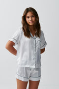 Satin set - Blanc