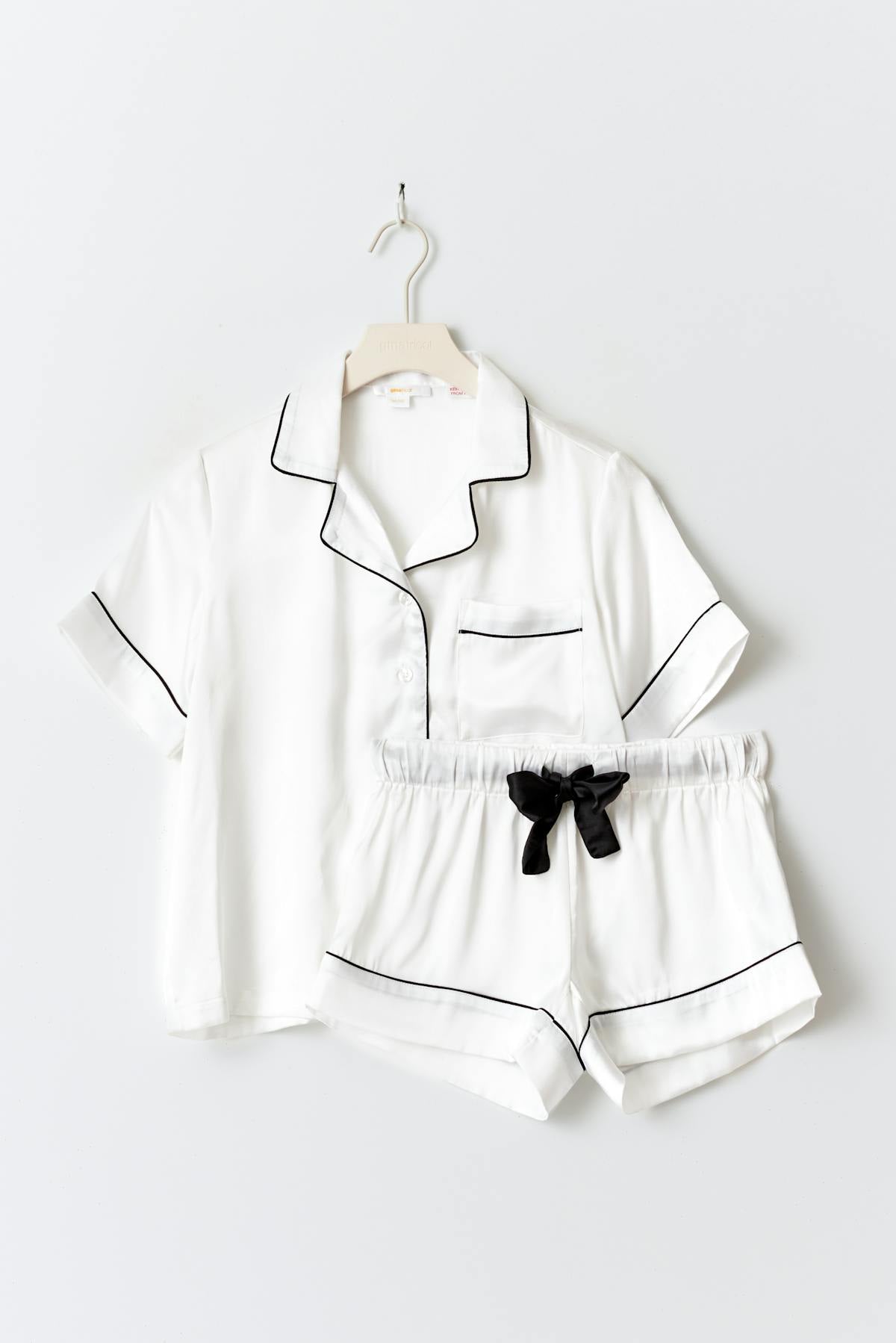 Satin set - Blanc