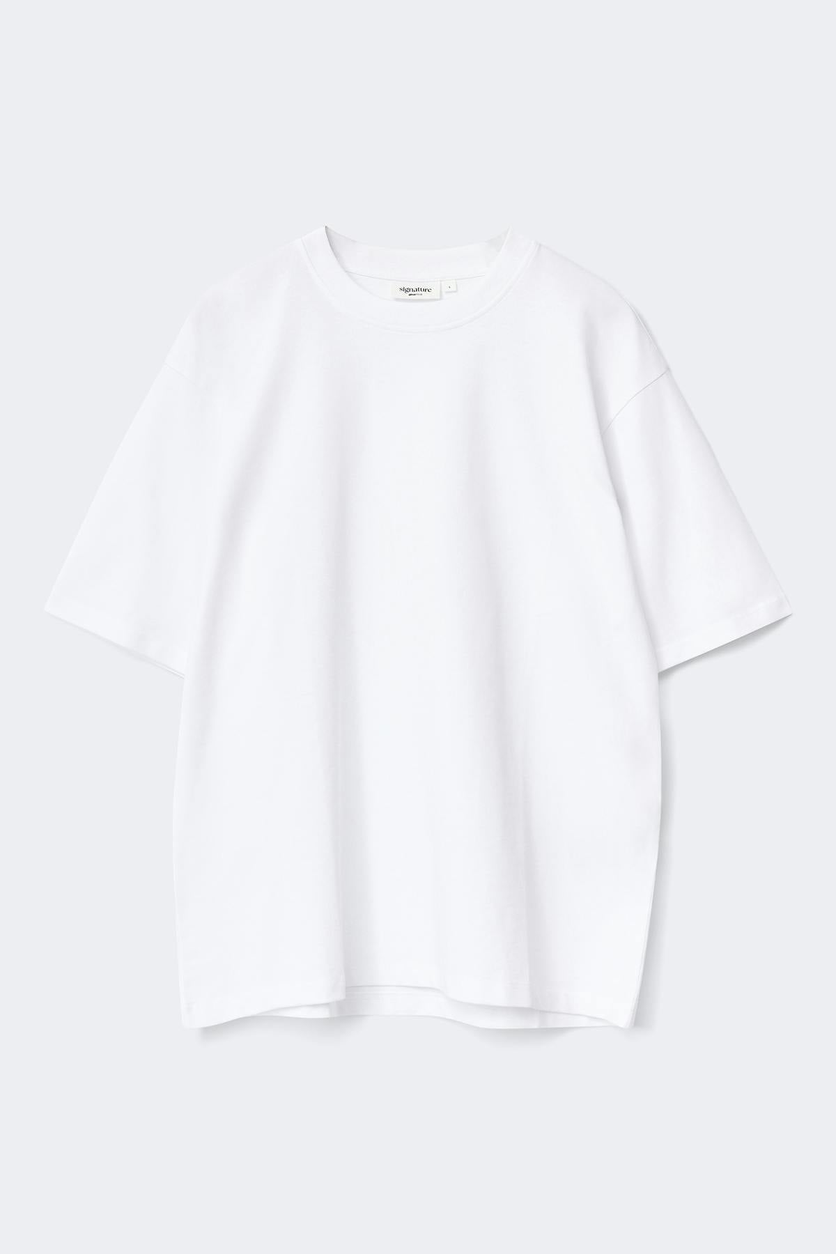 Oversized tee - Blanc cassé