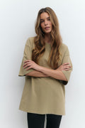 Oversized tee - Blanc cassé