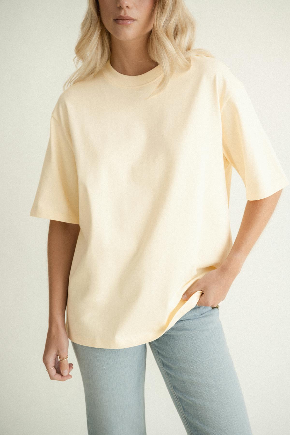 Oversized tee - Blanc