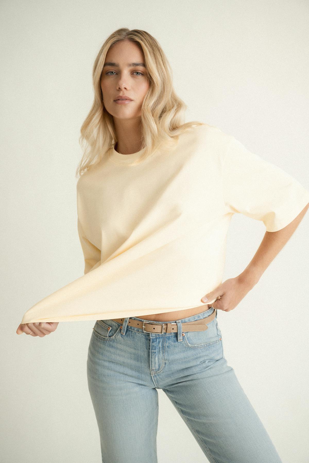 Oversized tee - Moss gray