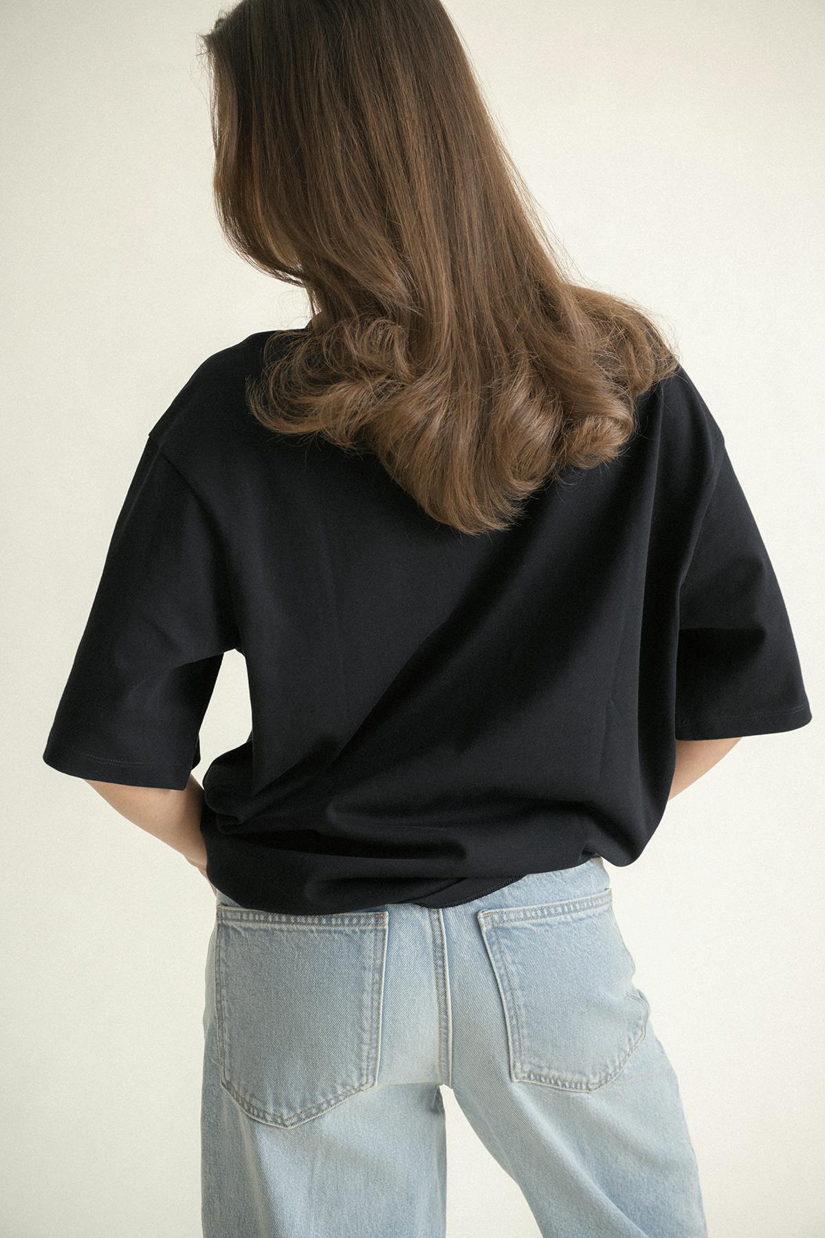 Oversized tee - Noir