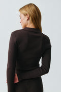 Knitted rib top - Java