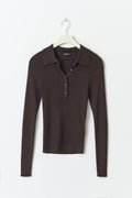 Knitted rib top - Java