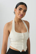 Halterneck vest - Noir