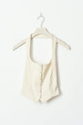 Halterneck vest - Tofu
