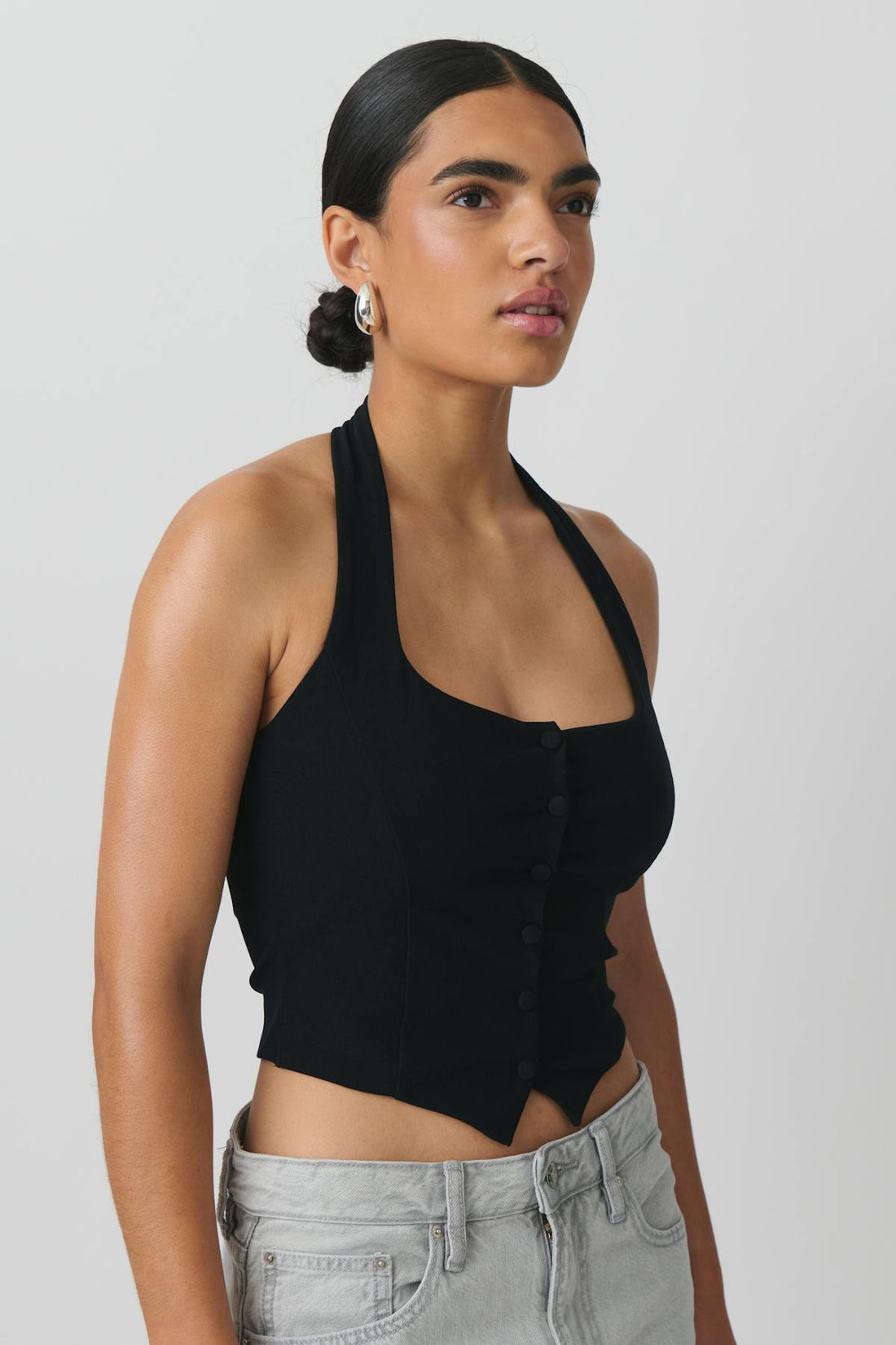 Halterneck vest - Noir