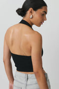 Halterneck vest - Noir
