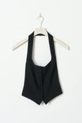 Halterneck vest - Noir