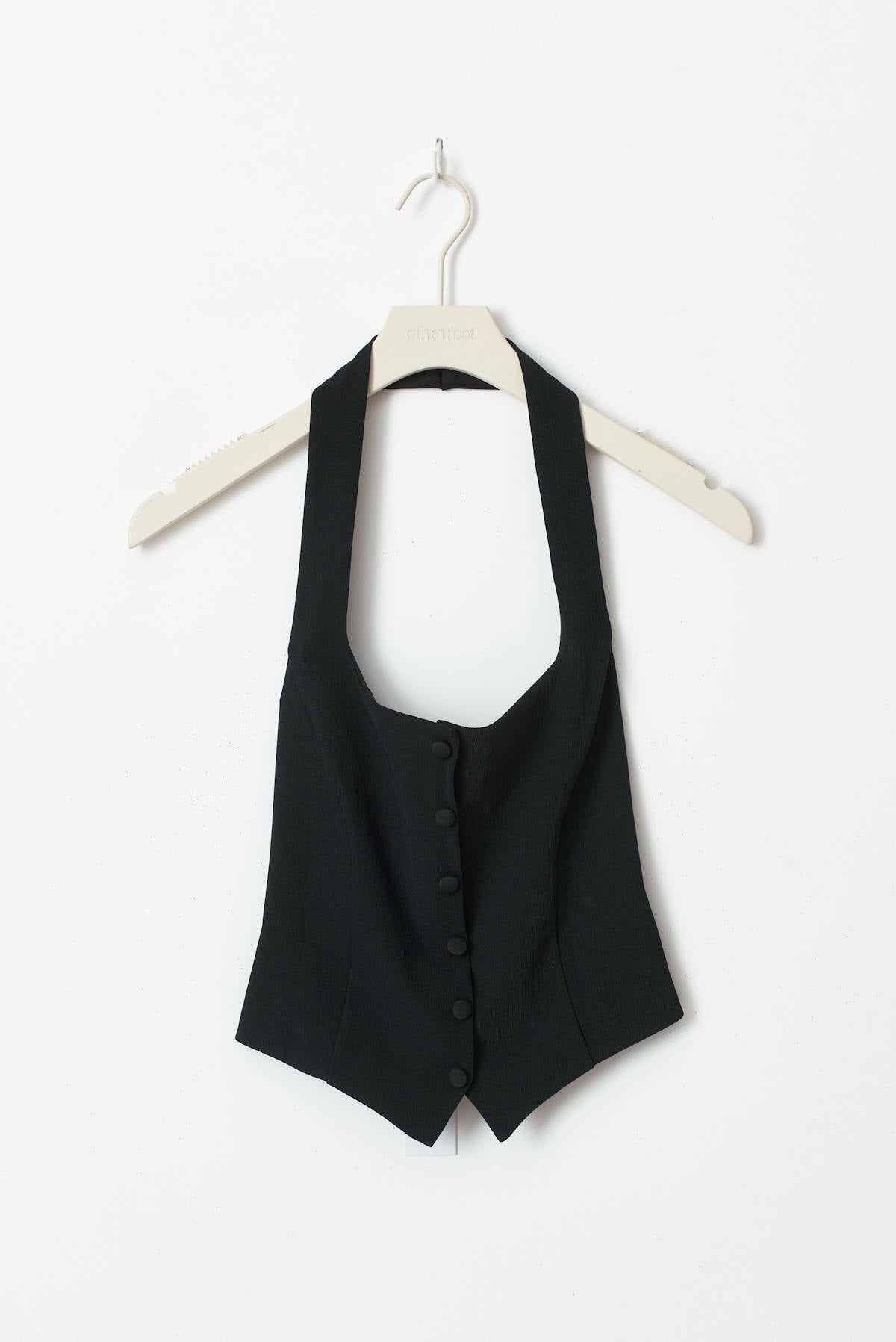 Halterneck vest - Noir