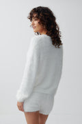 Homewear shorts - Blanc cassé