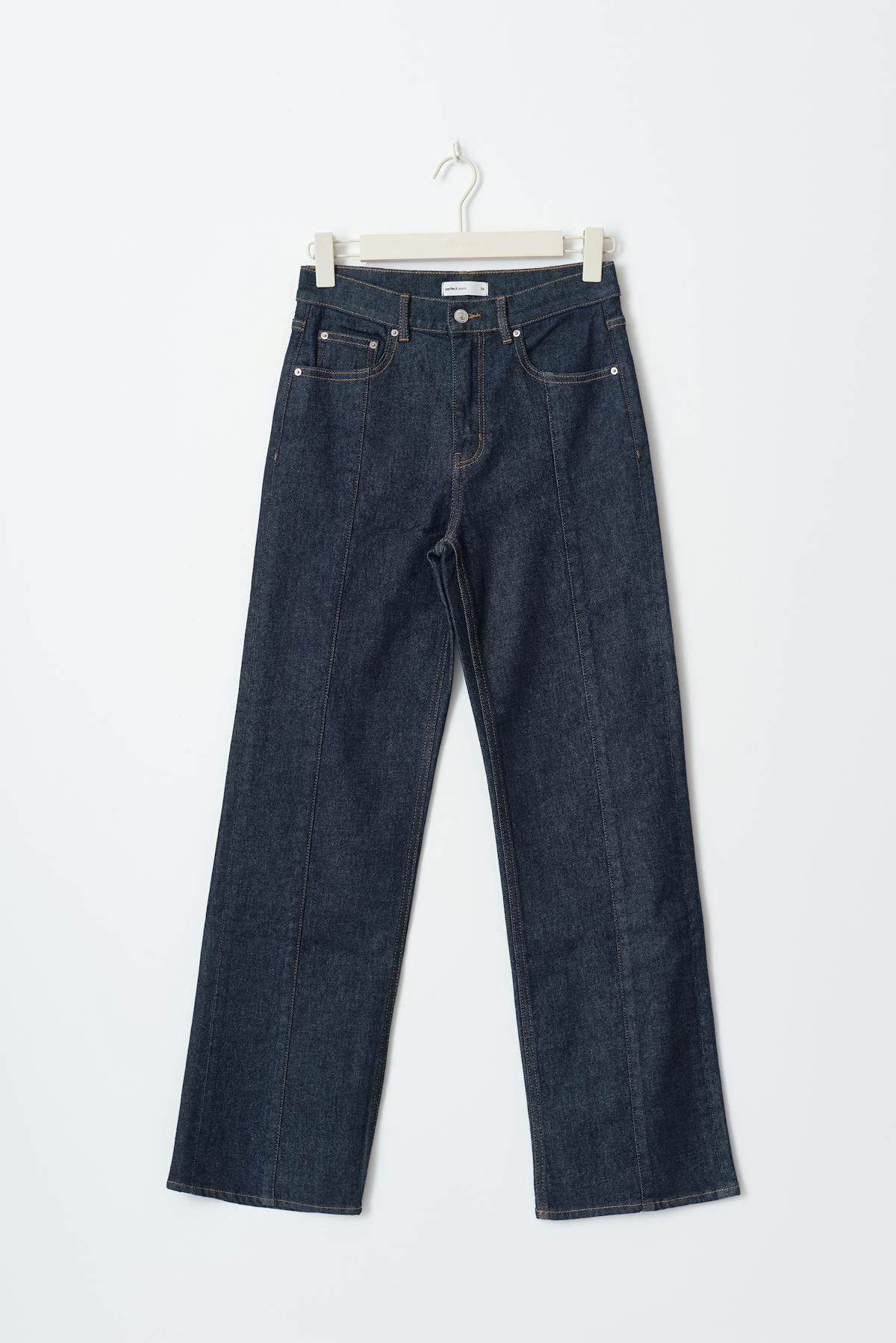 Front seam jeans - Rinse