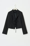 Fitted slim blazer - Noir