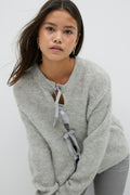 Y bow cardigan - Rose