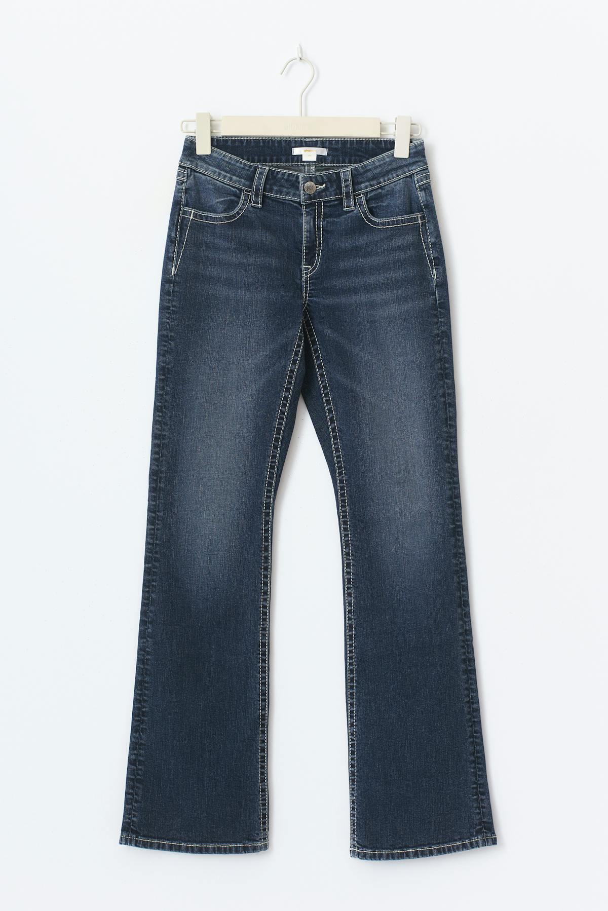 Sparkle low flare jeans - Vintage blue