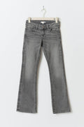 Sparkle low flare jeans - Gris clair