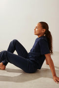 Y chunky basic tee - Navy blazer
