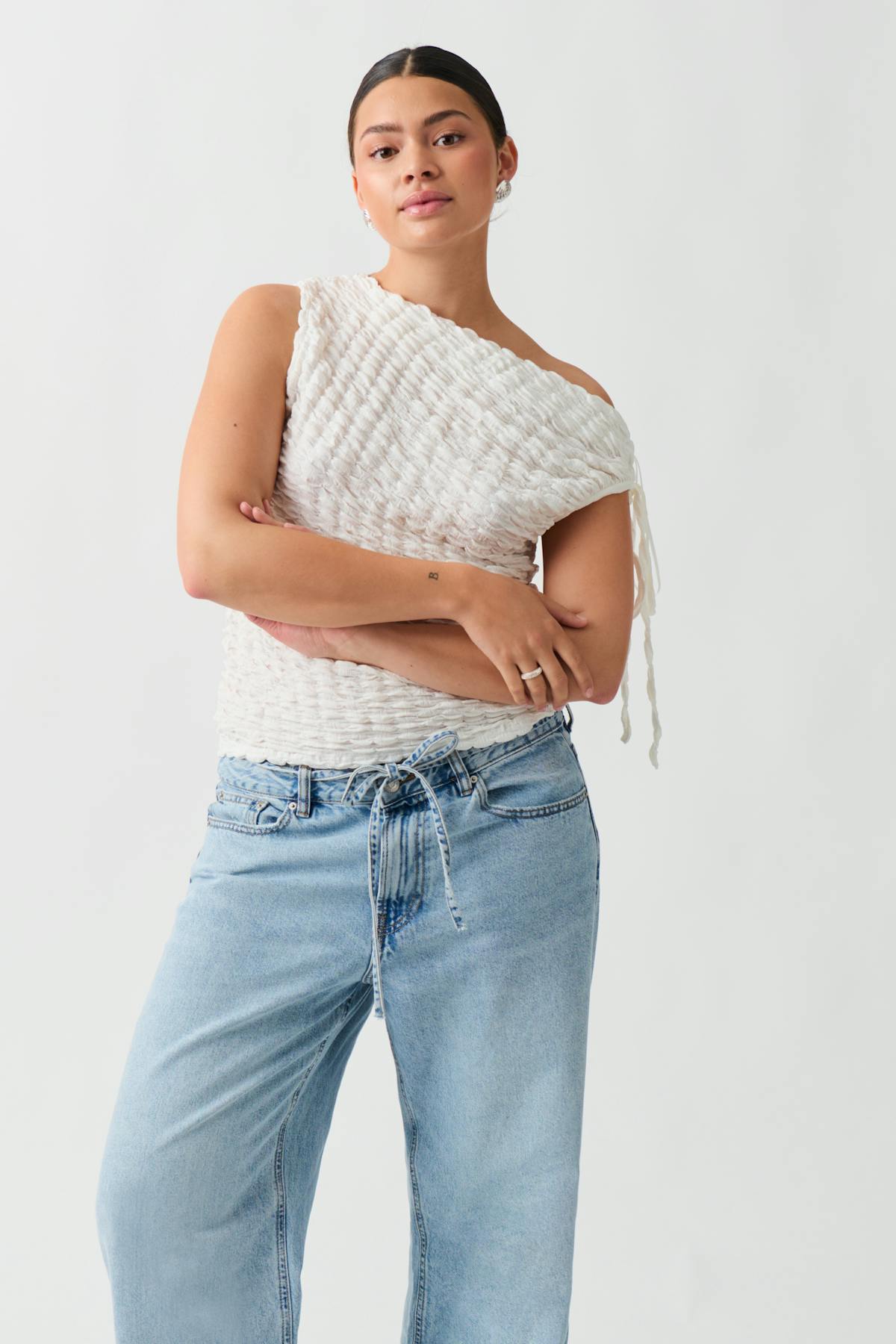 Structure asymmetric top - Blanc cassé