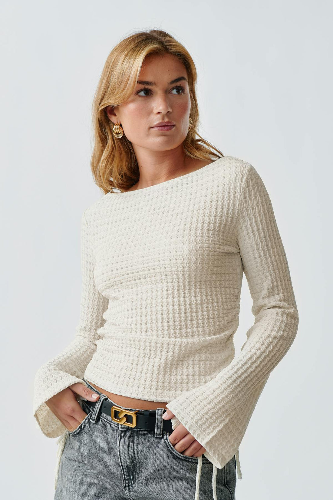 Textured top - Turtledove