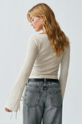 Textured top - Turtledove