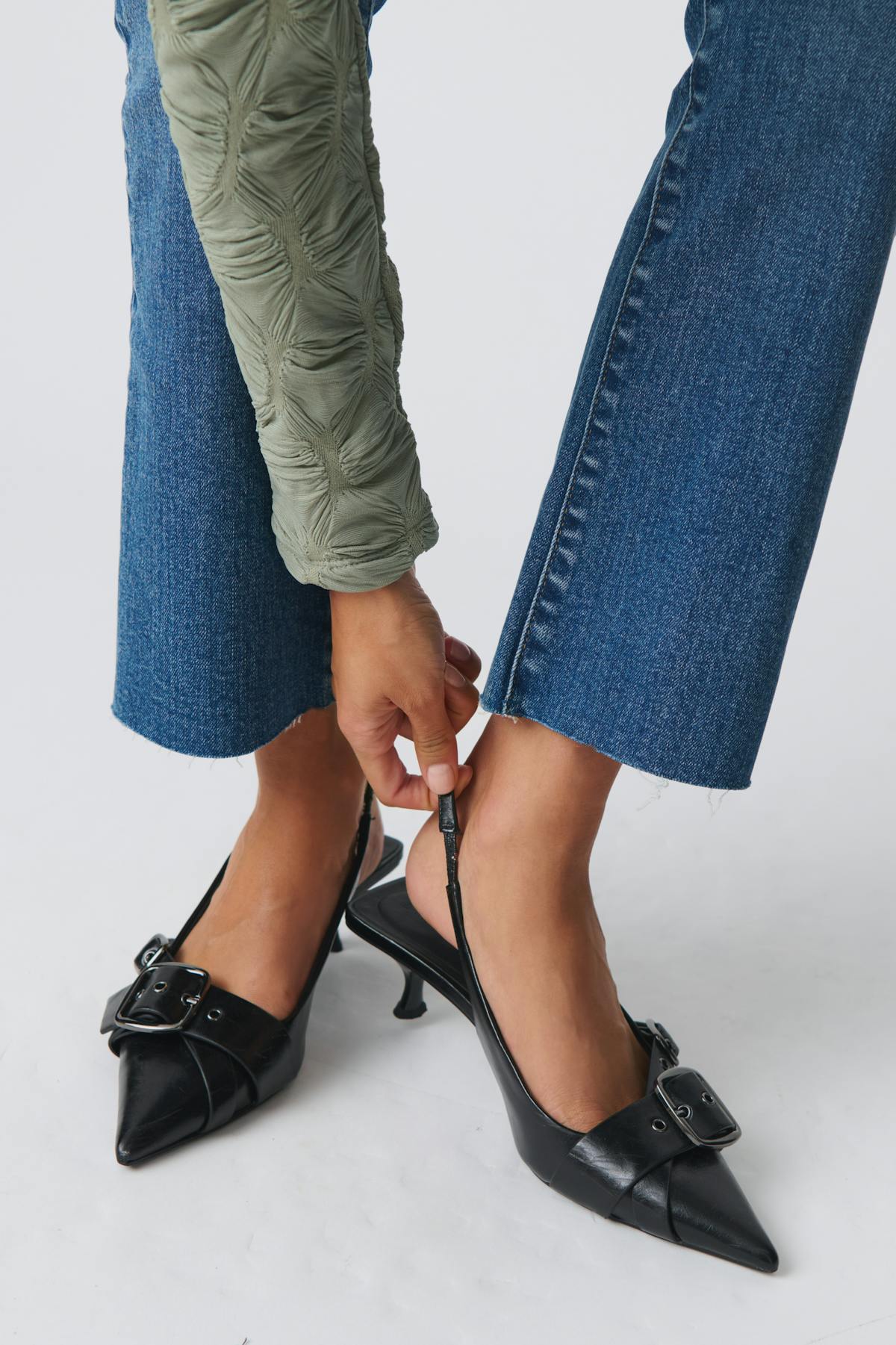 Kick flare jeans - Offblack