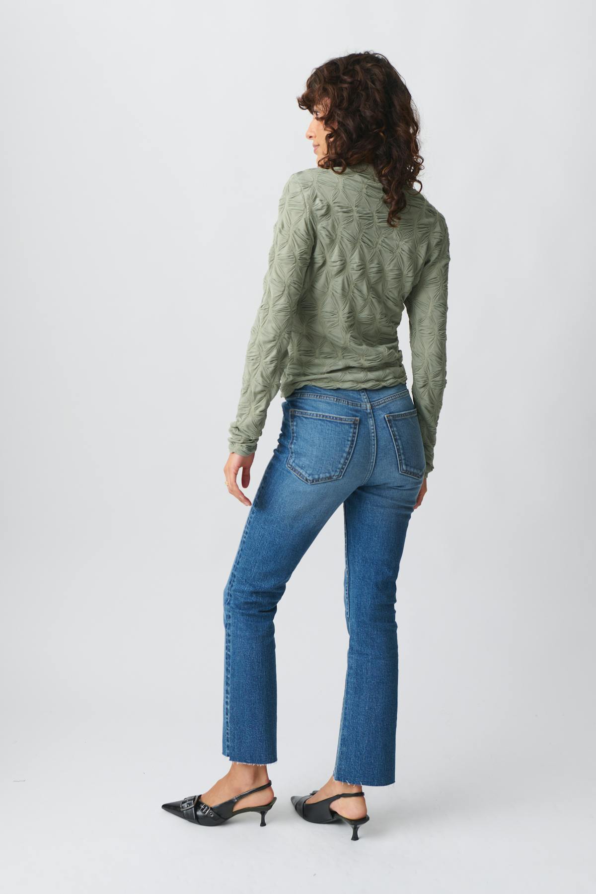 Kick flare jeans - Offblack