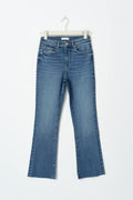 Kick flare jeans - Mid blue