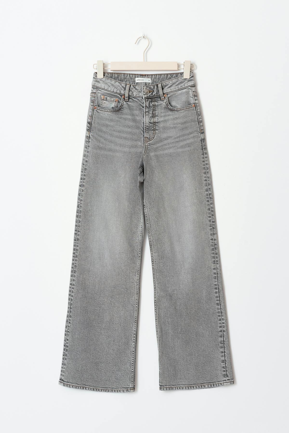 Comfy wide petite jeans - Bleu clair