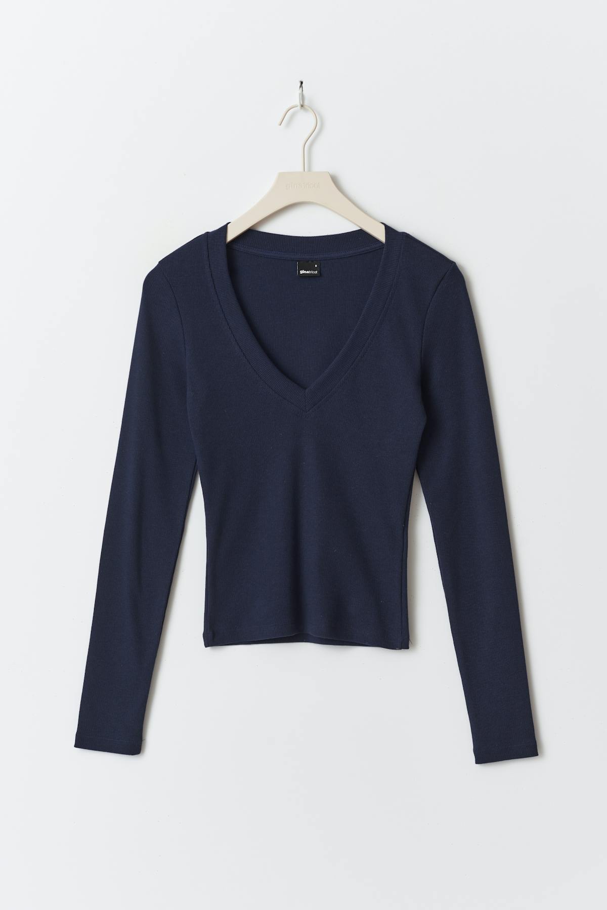 V-neck top - Peacoat