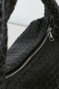 Braided shoulder bag - Camel