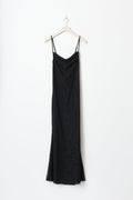 Lace maxi dress - Noir