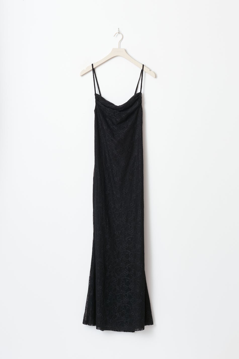 Lace maxi dress - Noir
