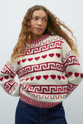 jacquard knitted sweater - Multicolore