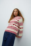 jacquard knitted sweater - Multicolore
