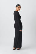 Soft touch maxi dress - Noir