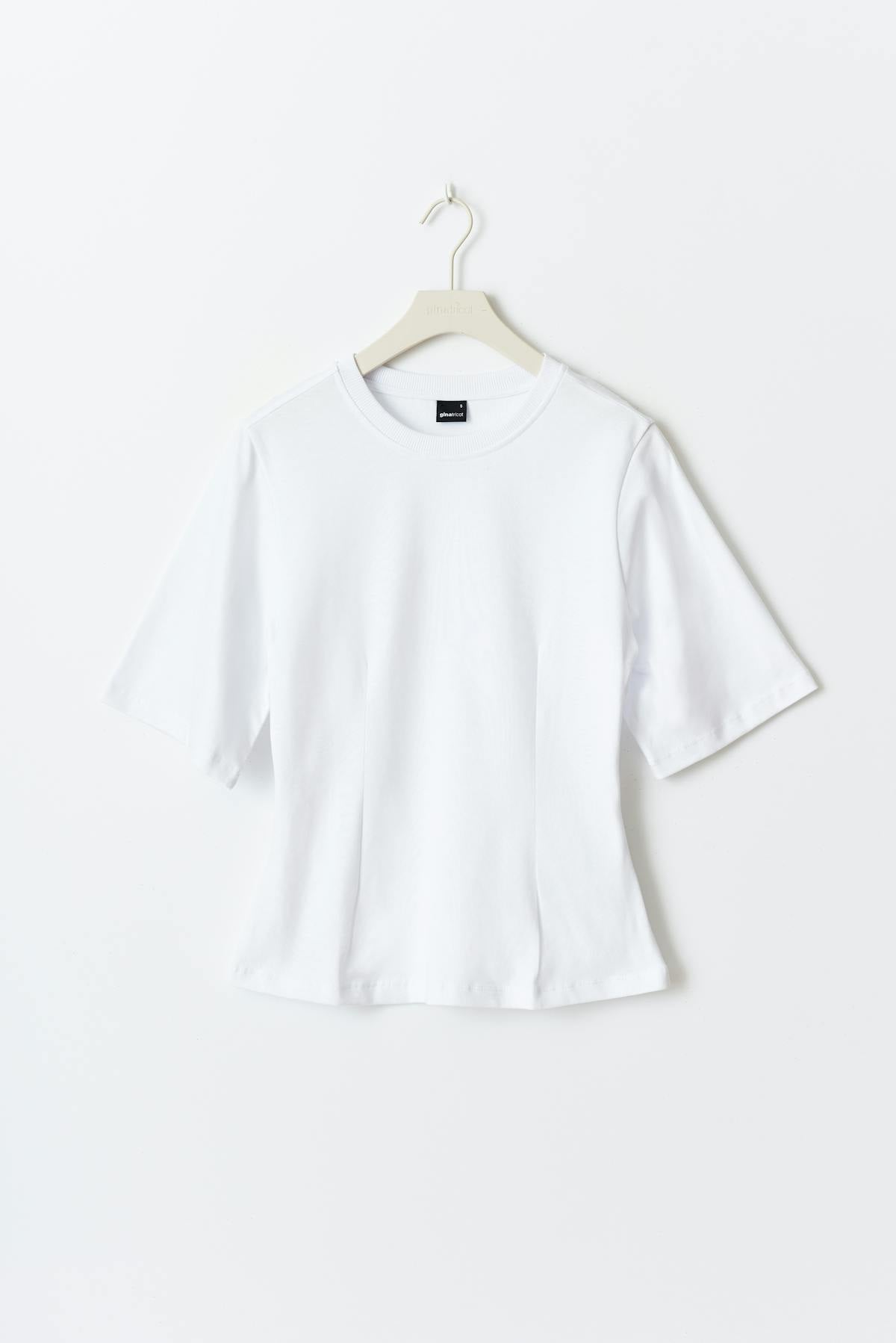 Fitted tee - Blanc