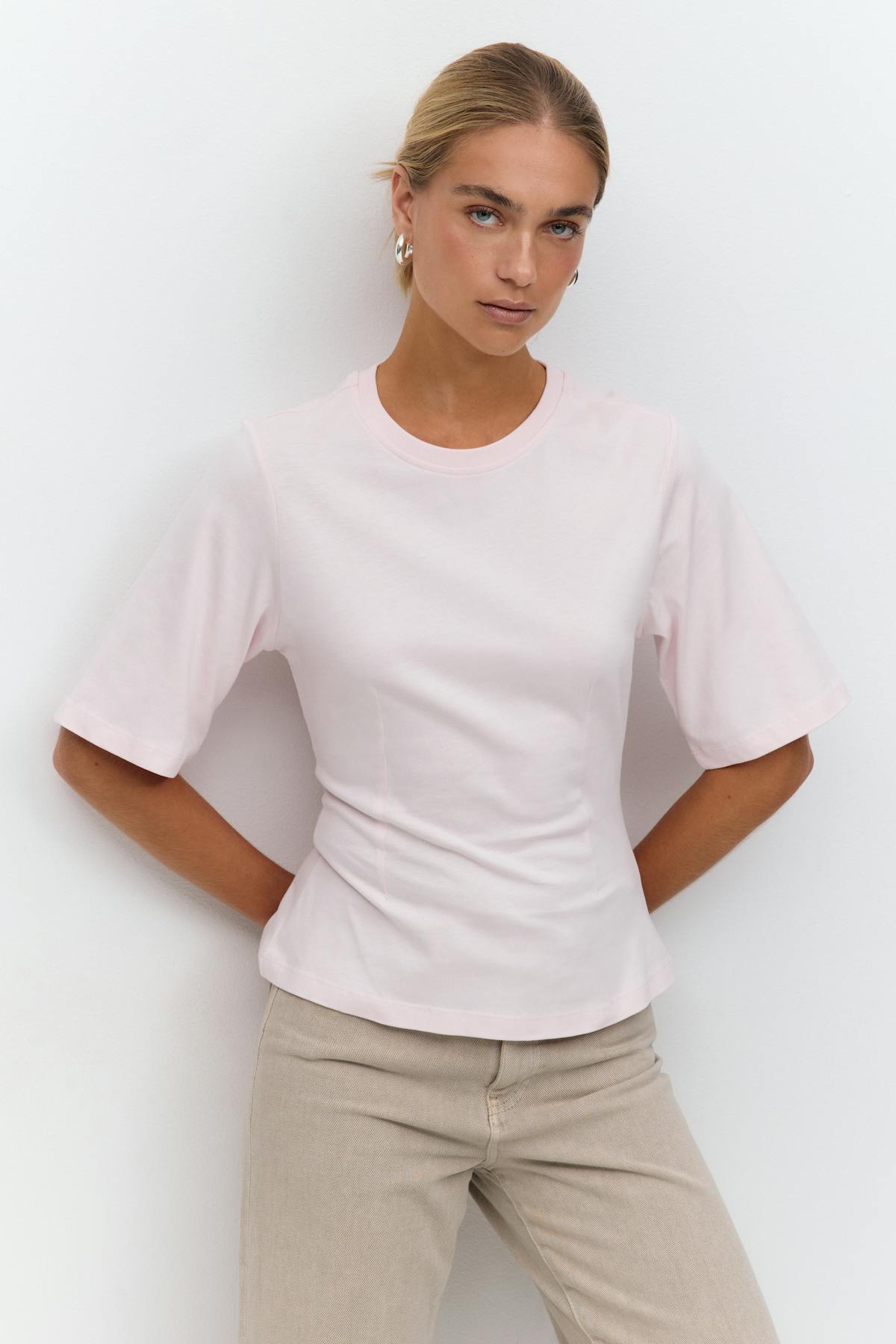 Fitted tee - Blanc
