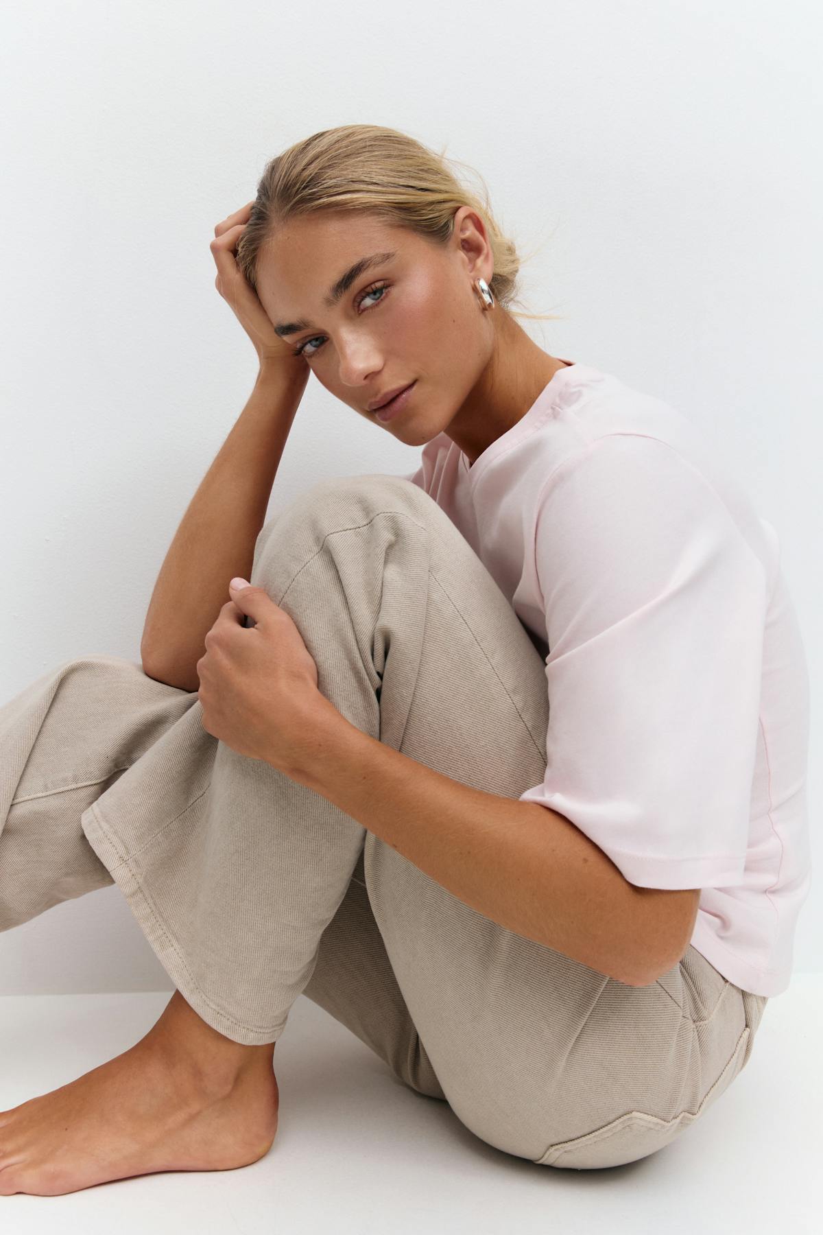 Fitted tee - Ballet slipper