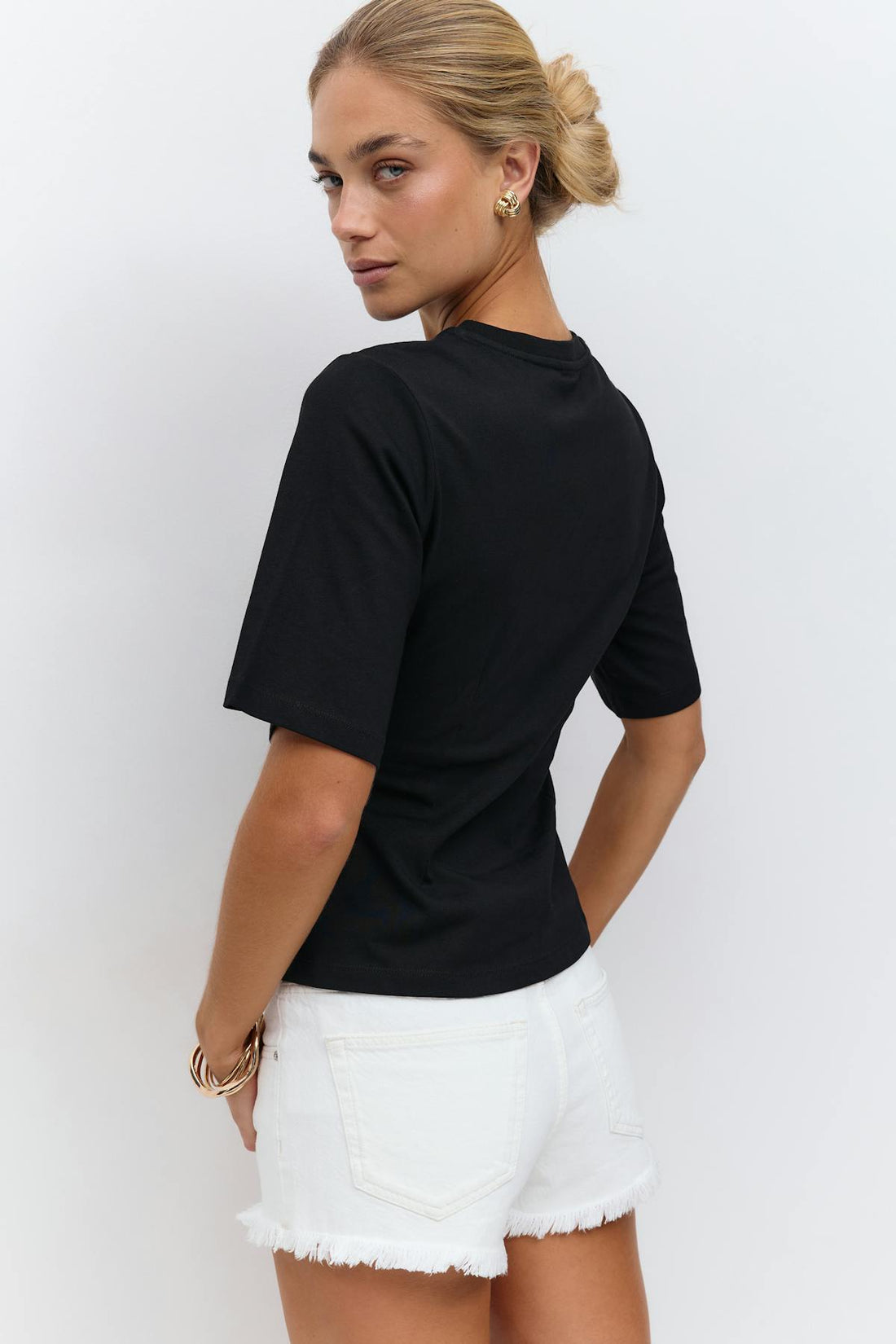 Fitted tee - Noir