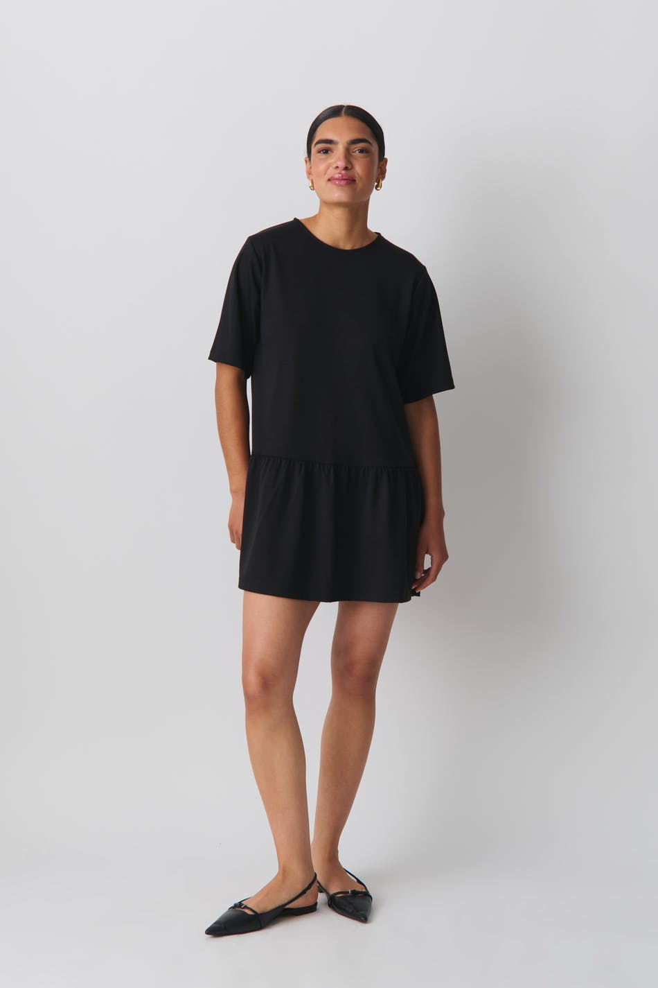 T-shirt dress - Noir