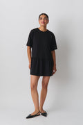 T-shirt dress - Noir