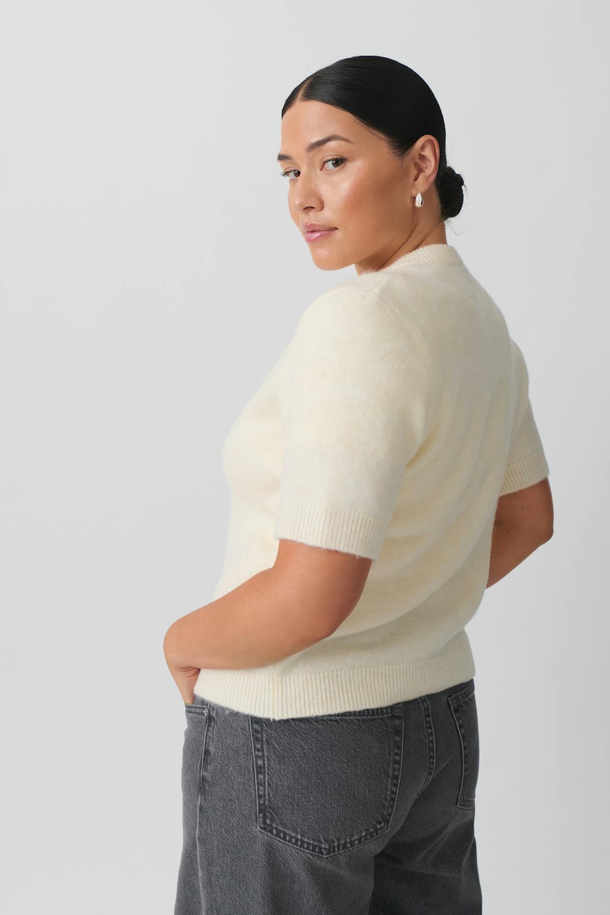 Knitted cardigan - High risk red